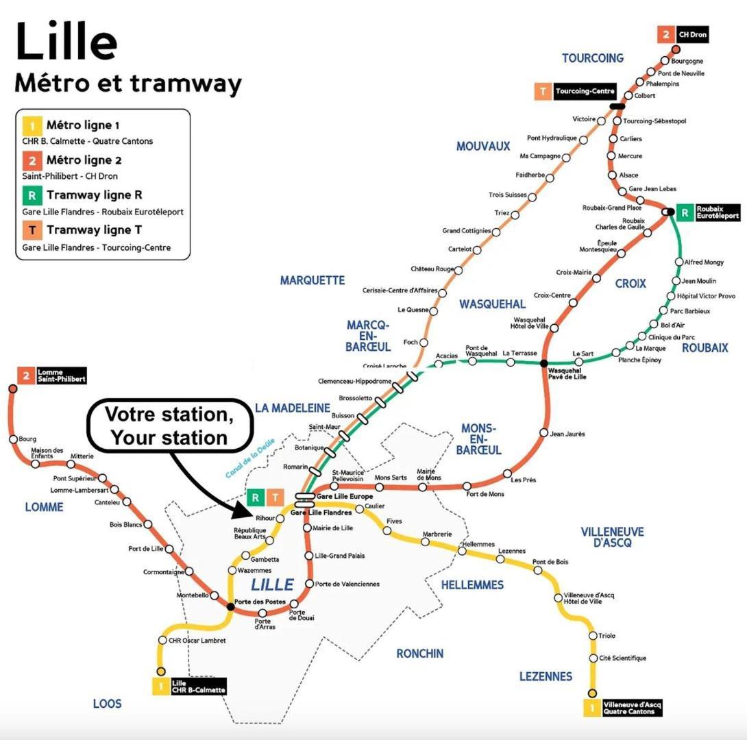 Appartamento Vieux Lille Triplex De 100 M2 Esterno foto